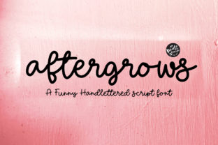 Aftergrows Font: Adding Playful Editorial Charm