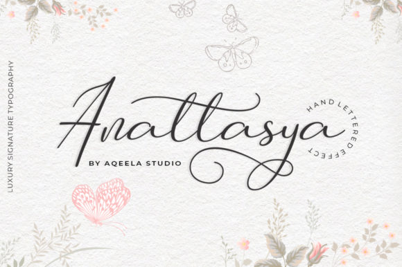 Anattasya Font: Elevating Brand Identity with Script