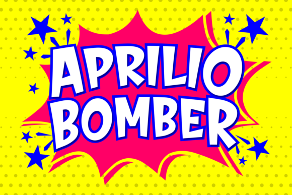 Aprilio Bomber Font: Bold Script for Digital Campaigns