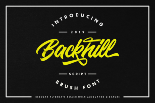 Backhill Font Review: Bold Poster Style for Branding