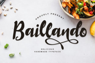 Baillando Font Review: Bold Handwritten Style for Campaigns