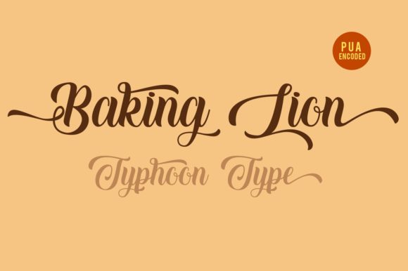 Baking Lion Font: Elevating Digital Brand Identity