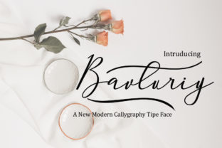 Bavturiy Font: Elegant Script for Handmade Products