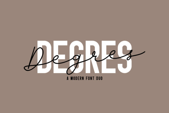 Degres Duo Font: Modern Typography for Web Design