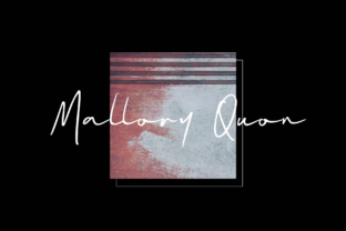 Discover the Elegance of Mallory Quon: A Signature Script Font