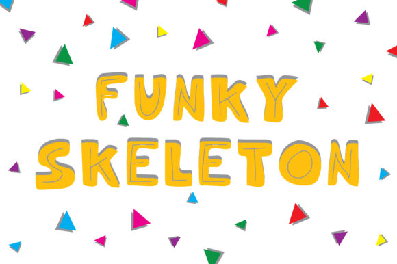Funky Skeleton Font: Bold Display Typography for Web Design