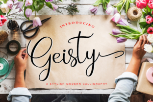 Geisty Font: Elevating Handmade Labels and Designs