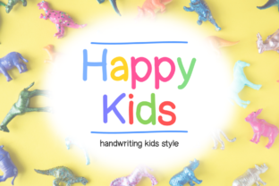Happy Kids Font: Playful Handwriting for Craft Projects