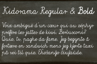 Kidorama Font: Authentic Script for Kids’ Brands