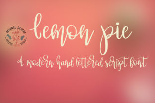 Lemon Pie: A Playful Script Font for Modern Web Design