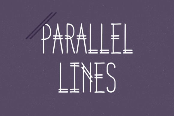 Parallel Lines: A Versatile Font for Eye-Catching Campaigns