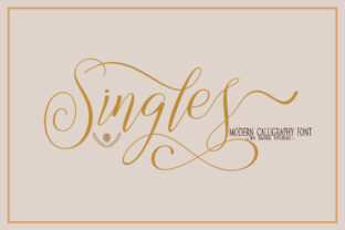 Singles Font Review: Elegant Script for Web Design