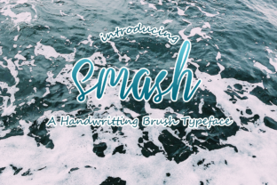 Smash Font: A Handwritten Script for Editorial Design