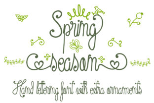 Spring Season: A Font for Elegant and Feminine Web Design