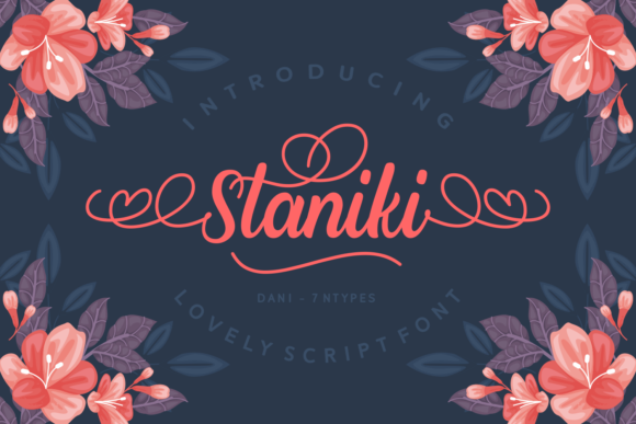 Staniki Font Review: Elegant Script for Brand Identity