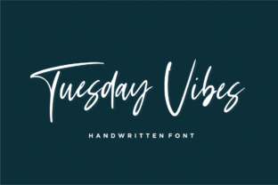 Tuesday Vibes: A Fresh Script Font for Modern Campaigns