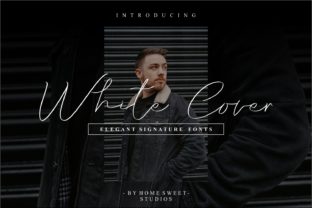 White Cover Font: Elegant Handwritten Style for Crafters